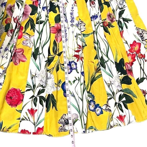 Anthropologie ROCOCO SAND Revolve Aprile Floral Yellow Maxi Skirt - Picture 11 of 12